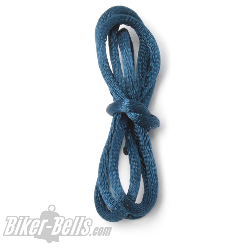 Tear-resistant 50cm cord in blue to attach Tibet Bells and other biker bells